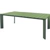 Magazzini Cosma S.P.A. Tavolo connecticut 200 x 100 cm, verde