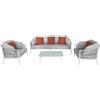Magazzini Cosma S.P.A. Merida, salotto 3 posti bianco