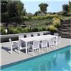 Magazzini Cosma S.P.A. Sacramento, tavolo 215/280X100cm bianco