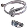 Bel Fer Doccetta per piedi in acciaio inox completa di supporto per doccia. Attacco 3/4 femmina.