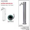 Bel Fer Fontanella in acciaio inox AISI 316 bel-fer 42/ari