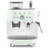 Smeg Macchina da Caffè Espresso Manuale 50's Style, verde