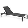 Bizzotto Lettino skipper new con ruote antracite