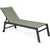 Bizzotto LETTINO ALTO C-RUOTE HILDE ANTRACITE-VERDE