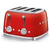 Smeg TOSTAPANE TOASTER 4X4 FETTE ROSSO ANNI '50 SMEG