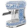 Smeg Dolce&Gabbana, Macchina per caffè espresso manuale Blu Mediterraneo - ECF02DGBEU
