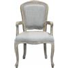 Magazzini Cosma S.P.A. POLTRONA ROMY IN TESSUTO GRIGIO