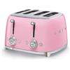 Smeg TOSTAPANE TOASTER 4X4 FETTE ROSA ANNI '50 SMEG