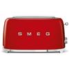 Smeg TOSTAPANE TOASTER 4 FETTE ROSSO ANNI '50 SMEG