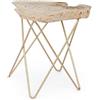 Bizzotto TAVOLINO IN LEGNO COLOR ORO - SAVANNA