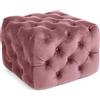 Bizzotto Pouf EVAN velluto blush S