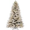 Bizzotto Berkshire, albero di natale innevato con led - 240 cm