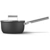 Smeg Casseruola a un manico con coperchio, 50's style, ø 20 cm, nero