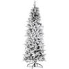 Bizzotto SLIM TATLOW, albero di natale innevato 180 cm - 1055 RAMI