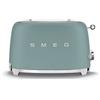 Smeg TOSTAPANE TOASTER 2 FETTE VERDE SMERALDO OPACO ANNI '50 SMEG