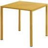 Emu TAVOLO URBAN EMU 80X80 CM IN ALLUMINIO ARANCIO