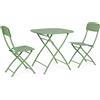 Bizzotto Set 3 bistrot yvonne verde salvia