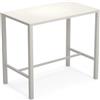 Emu Nova, tavolo rettangolare 120x70 bianco opaco 23