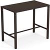 Emu Nova, tavolo rettangolare 120x70 marrone india 41