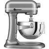 Kitchenaid Heavy duty, Robot da cucina con sollevamento ciotola da 5,2 L, Argento placcato