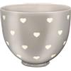 Kitchenaid Ciotola in ceramica vetrificata al titanio LAYERED HEARTS, 4,7 L