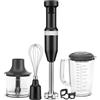 Kitchenaid Frullatore ad immersione con accessori, nero opaco
