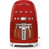 Smeg Macchina da caffè filtro 50's style, rosso