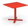 Emu Darwin tavolo quadrato 80x80 cm, rosso 50