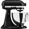 Kitchenaid Artisan, planetaria con testa reclinabile 4,3 l 5KSM95PSEBM, Nero Opaco