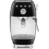 Smeg Macchina da caffè espresso manuale con cold Brew, 50's Style, Nero Lucido