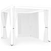 Bizzotto SET 4 TELI LAT+ZANZ PER PERGOLA OCEAN 3X3 BIANCO