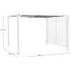 Bizzotto Noah, gazebo 3x3,6 mt bianco