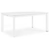 Bizzotto Tavolo allungabile Konnor 160-240x100 bianco cx21