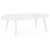 Bizzotto Ridley, tavolino 120x75 cm bianco
