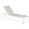 Bizzotto Lettino impilabile con ruote konnor bianco new cx21