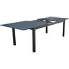 Magazzini Cosma S.P.A. Tavolo da giardino allungabile, alluminio antracite,220/280x100x75 cm