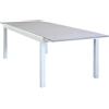 Magazzini Cosma S.P.A. Tavolo da giardino Pental allungabile, Bianco, 180/240x100x73 cm