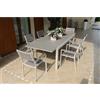 Magazzini Cosma S.P.A. Tavolo da giardino Pental allungabile, tortora,180/240x100x73 cm