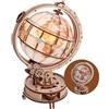 ROKR Puzzle 3D in Legno Nuovo Elettrico Luminous Globe Modellismo da