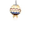 CHANTECLER Ciondolo paillettes in oro con diamanti