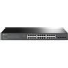 TP-Link Switch Gigabit Ethernet 24 Porte PoE Nero 56 Gbit/s