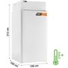 Mini Cella Frigorifera Positiva 100 Preverniciata Bianca 0°C/+8°C - Unità Refrigerante e Monoblocco a Soffitto