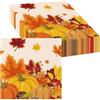 YSsgjK 60 tovaglioli decorativi autunnali, 33 x 33 cm, per il giorno del Ringraziamento, tovaglioli, per l'autunno, tovaglioli di carta, zucca, Halloween, tovaglioli di foglie d'acero