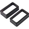 Banworks Open Brass Humbucker Pickup Covers O-Shaped Humbucker Frame Ring per chitarra elettrica Confezione da 2 JT/SYQG-08 Nero