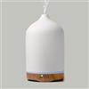 Foyucool Umidificatore in Ceramica, 250 ml Diffusore Ambiente, Bianco | 7 Colori di Luce e 2 Modalità di Spruzzo, Temporizzazione 1/3/5H e Auto-Off Senza Acqua, Umidificatore per Ambiente Piante