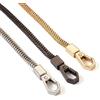 BB Beadthoven Beadthoven 3pcs Cinghie per Borse Catene in Ferro Piatte a Catena Serpente Cinghie per Borse Sostituzione con Chiusura a Scatto per Borsa Borse a Spalla Portafoglio Borsa Creazione, 3 Colori