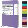 STATIONERY ISLAND Quaderni a Quadretti A5 - Bullet Journal Puntinato, 180 Pagine Taccuino, Notebook Quaderno Appunti 120gsm. Quadernino Per Agendina, Studio, Viaggi, Diario e Progetti. (Lavanda)