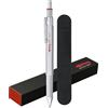 rotring Regolatura: Penna multicolore 3 in 1 e matita meccanica | Penna a sfera nera e rossa, punte meccaniche (0,5 mm) | Custodia in velluto per la protezione delle punte
