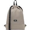 LARKSON Zaino Donna Uomo Grigio - No 7 - Sacca da Palestra - Borsa Sportiva Piccola Versatile con Tasca Interna - Materiale Riciclato