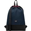 LARKSON Zaino Donna Uomo Blu Rosso - No 7 - Sacca da Palestra - Borsa Sportiva Piccola Versatile con Tasca Interna - Materiale Riciclato